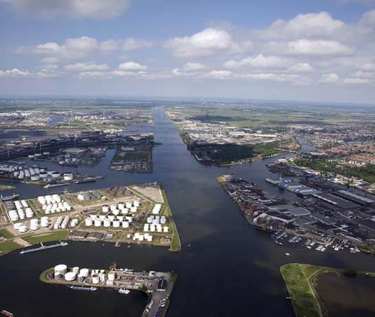 Port of Amsterdam aerial